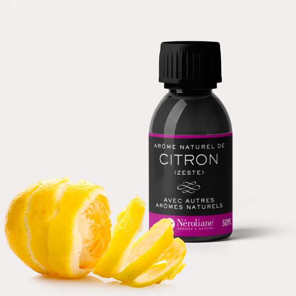 Arôme naturel de Citron (zeste) - Arômes pour les Huiles | Neroliane