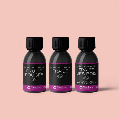 Ronde de Fraises - Arômes pour les Pâtisseries | Neroliane