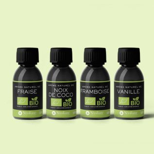 Pack 4 arômes Bio + 4 bouchons pipettes Offerts - Bons plans | Neroliane