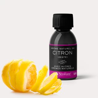 Arôme naturel de Citron (zeste) - Arômes pour les Huiles | Neroliane